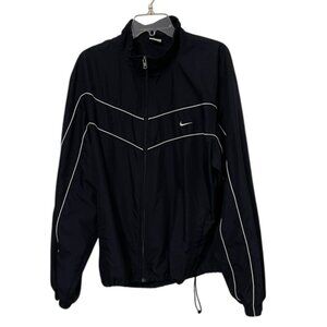 Nike Vintage Blue Softshell Mesh Lined Track Jacket Mens Size XXL 341569-406